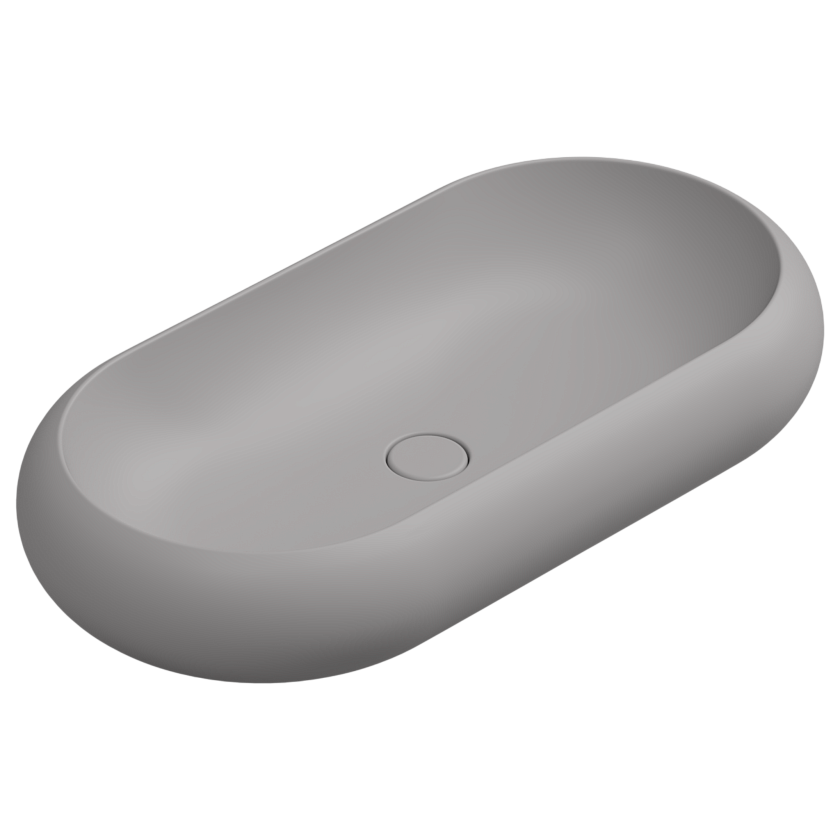 Раковина накладная GSG Ceramic Design Petra, 80 см, PELAV80038