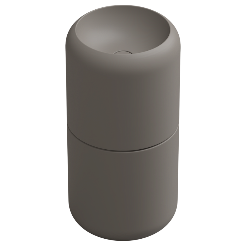 Раковина напольная GSG Ceramic Design Petra, 42 см, cashmere matt, PELAVCOLFS030