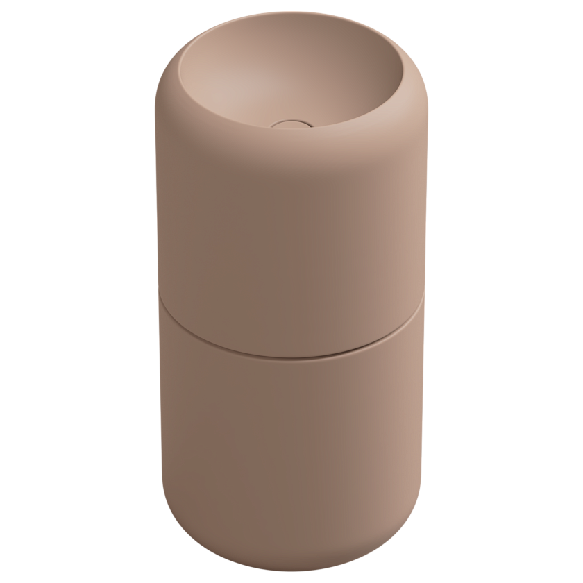 Раковина напольная GSG Ceramic Design Petra, 42 см, cipria matt, PELAVCOLFS032