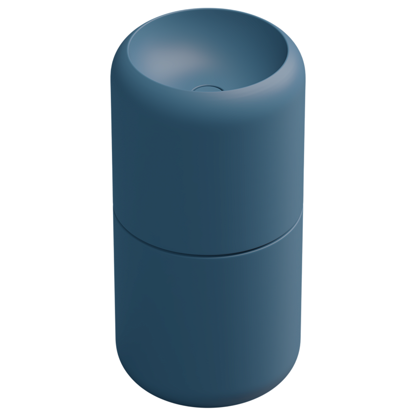 Раковина напольная GSG Ceramic Design Petra, 42 см, denim matt, PELAVCOLFS027