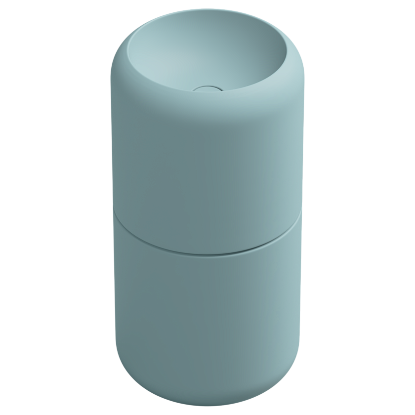 Раковина напольная GSG Ceramic Design Petra, 42 см, ice matt, PELAVCOLFS037