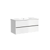 Тумба с раковиной SANCOS Urban, 99 см, белый