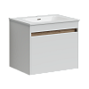 Тумба с раковиной SANCOS Smart, 59 см, белый