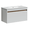 Тумба с раковиной SANCOS Smart, 89 см, белый