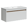 Тумба с раковиной SANCOS Smart, 99 см, белый