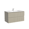 Тумба с раковиной SANCOS SNOB T, 89 см, beige soft