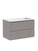 Тумба с раковиной SANCOS SNOB R, 79 см, doha soft