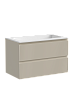 Тумба с раковиной SANCOS SNOB R, 79 см, beige soft