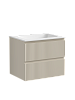 Тумба с раковиной SANCOS SNOB R, 59 см, beige soft