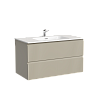 Тумба с раковиной SANCOS SNOB R, 89 см, beige soft