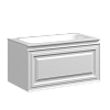 Тумба с раковиной SANCOS Very, 79 см, bianco