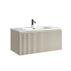 Тумба с раковиной SANCOS SNOB R 1.0, 89 см, beige soft