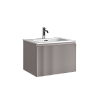 Тумба с раковиной SANCOS SNOB R 1.0, 59 см, doha soft