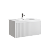 Тумба с раковиной SANCOS SNOB R 1.0, 79 см, bianco