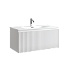 Тумба с раковиной SANCOS SNOB R 1.0, 89 см, bianco
