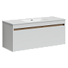 Тумба с раковиной SANCOS Smart, 119 см, белый
