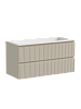 Тумба с раковиной SANCOS SNOB T, 99 см, beige soft