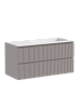 Тумба с раковиной SANCOS SNOB T, 99 см, правая,doha soft