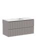 Тумба с раковиной SANCOS SNOB T, 99 см, левая, doha soft