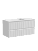 Тумба с раковиной SANCOS SNOB T, 99 см, левая, bianco