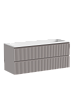 Тумба с раковиной SANCOS SNOB R, 119 см, doha soft