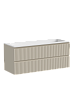 Тумба с раковиной SANCOS SNOB R, 119 см, beige soft