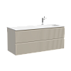 Тумба с раковиной SANCOS SNOB R, 119 см, правая, beige soft