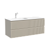 Тумба с раковиной SANCOS SNOB R, 119 см, левая, beige soft