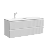 Тумба с раковиной SANCOS SNOB R, 119 см, левая, bianco