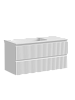 Тумба с раковиной SANCOS SNOB R, 99 см, левая, bianco