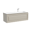 Тумба с раковиной SANCOS Very, 119 см, правая, beige soft