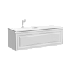 Тумба с раковиной SANCOS Very, 119 см, левая, bianco