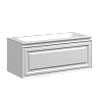 Тумба с раковиной SANCOS Very, 99 см, bianco