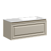 Тумба с раковиной SANCOS Very, 99 см, правая, beige soft