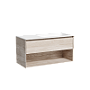 Тумба с раковиной SANCOS Marmi 1.0, 99 см, правая, дуб галифакс натуральный
