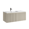 Тумба с раковиной SANCOS SNOB R 1.0, 99 см, левая, beige soft