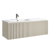 Тумба с раковиной SANCOS SNOB R 1.0, 119 см, левая, beige soft