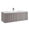 Тумба с раковиной SANCOS SNOB R 1.0, 119 см, doha soft