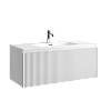Тумба с раковиной SANCOS SNOB R 1.0, 99 см, bianco