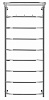 Полотенцесушитель водяной Secado Агата 1 КСП 120x60