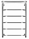 Полотенцесушитель водяной Secado Агата 1 СП, 80x40, хром, нижнее подключение, 4603777444082 - изображение 1