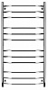 Полотенцесушитель водяной Secado Агата 3 120x60
