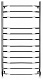 Полотенцесушитель водяной Secado Агата 5, 120x60, хром, нижнее подключение, 4603777444532 - изображение 1