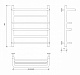 Полотенцесушитель водяной Secado Верона 2, 60x50, хром, нижнее подключение, 4673739246290 - изображение 2