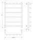Полотенцесушитель водяной Secado Мерида 1 К, 80x40, хром, нижнее подключение, 4603777445287 - изображение 2