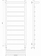 Полотенцесушитель водяной Secado Милан 1 СП, 120x50, хром, нижнее подключение, 4603759406329 - изображение 2