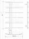 Полотенцесушитель водяной Secado Милето, 80x50, черный матовый, нижнее подключение, 4673739253359 - изображение 2