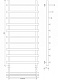 Полотенцесушитель водяной Secado Понтида 7 СП, 120x60, хром, нижнее подключение, 4603759406824 - изображение 2