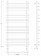 Полотенцесушитель водяной Secado Понтида плюс, 120x60, хром, нижнее подключение, 4603759406862 - изображение 2