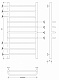 Полотенцесушитель водяной Secado Триест, 120x50, хром, нижнее подключение, 4673739246573 - изображение 2